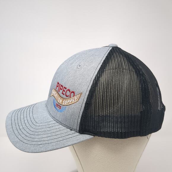 Pipeco Irrigation Supply 1978 Trucker Hat Gray OS Adjustable Mesh Richardson - Picture 3 of 11